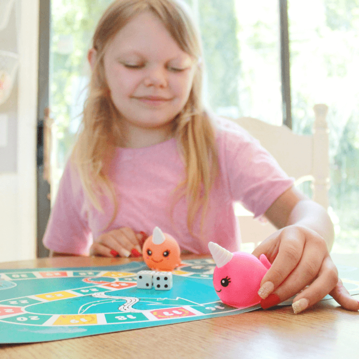 Ivy Kids Kit Review - Narwhal Race Board Game