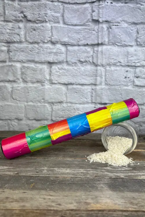 Easy tutorial on how to make a rain stick for kids