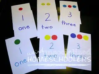 math answer cards