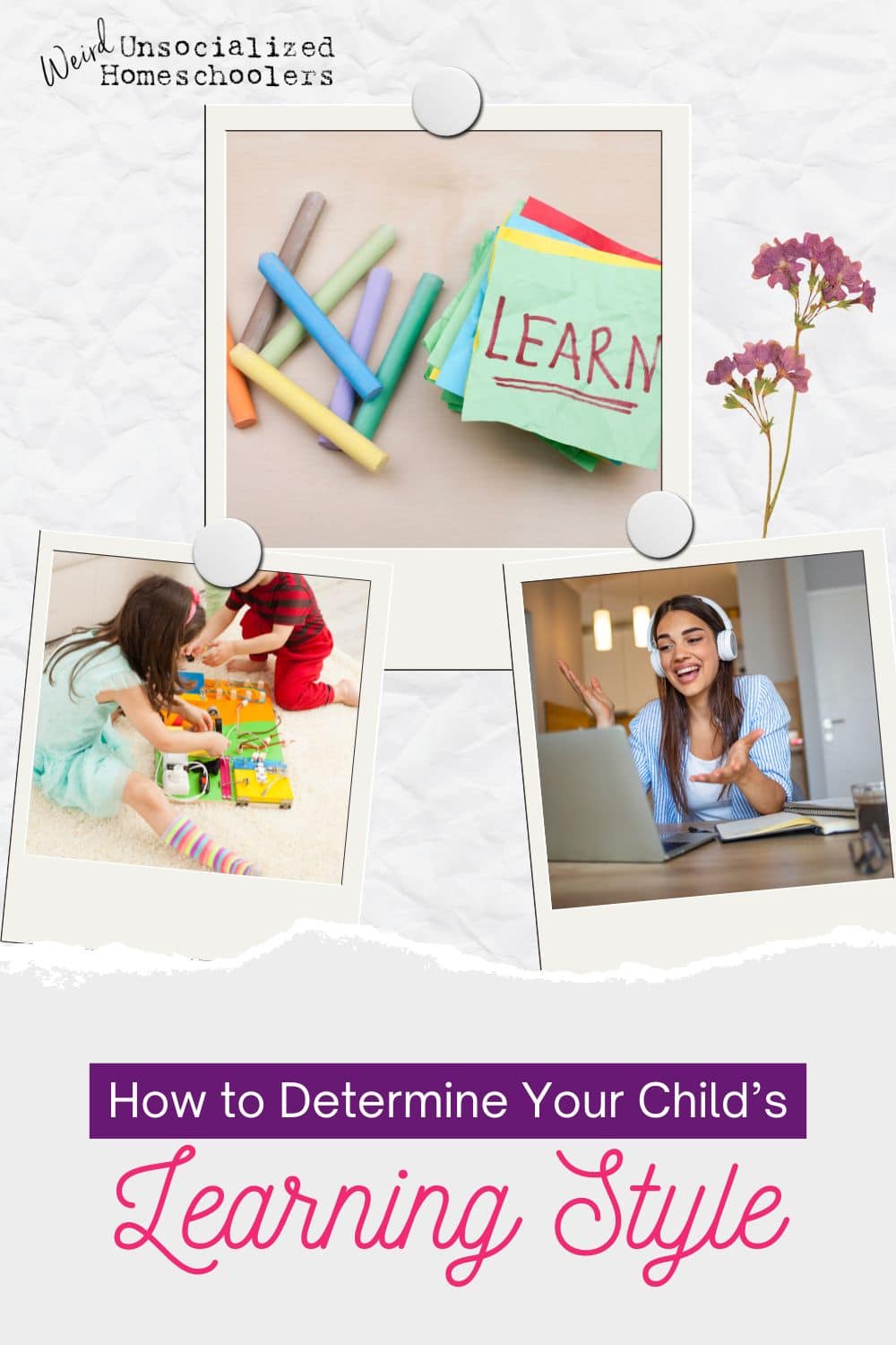 How to Determine Your Child’s Learning Style - Weird, Unsocialized ...