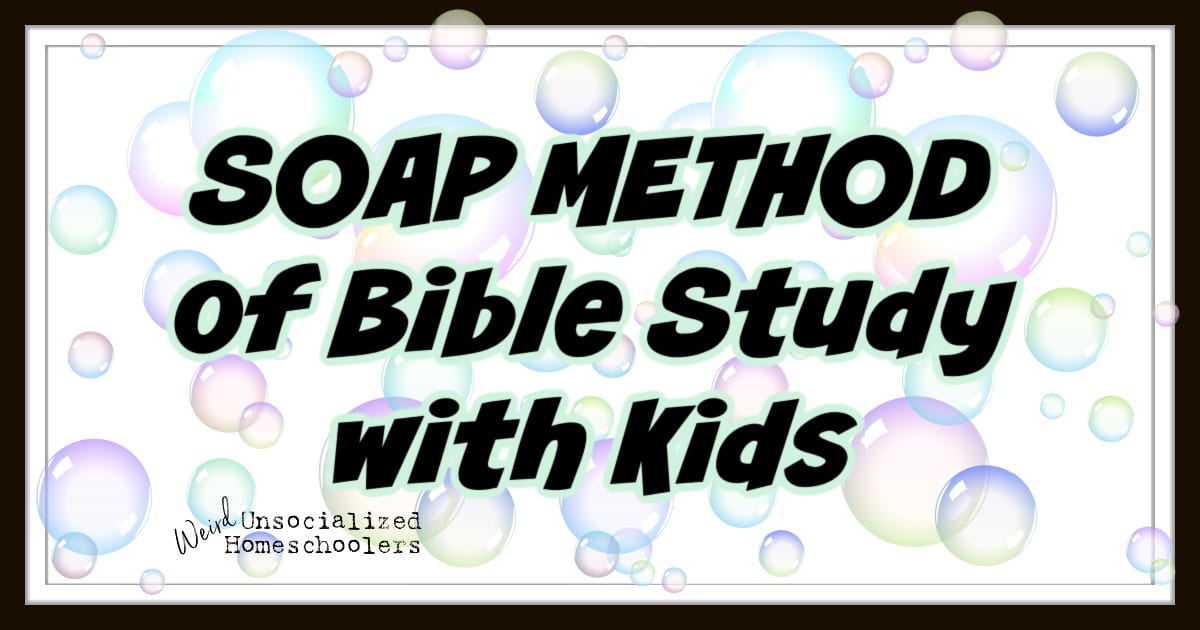 Soap Method Of Bible Study