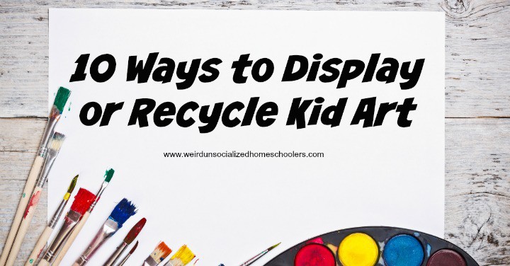 how to display kid's art