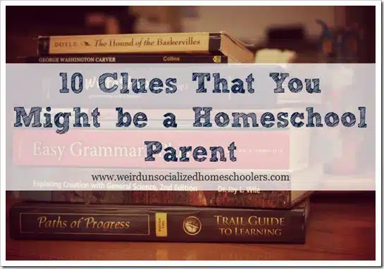 10 Clues That You Might be a Homeschool Parent
