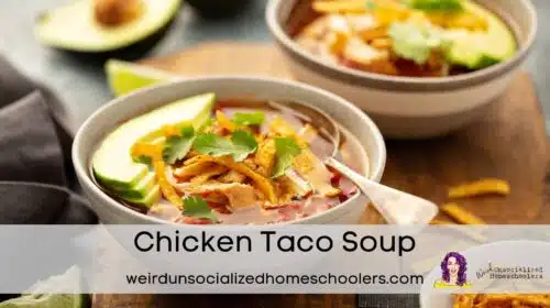 chicken taco soup one of 10 favorite soups