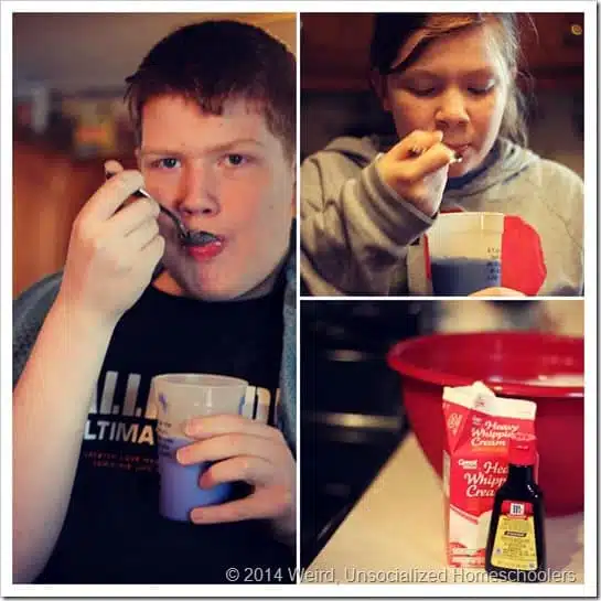 Snow Cream Collage Snow Cream Collage