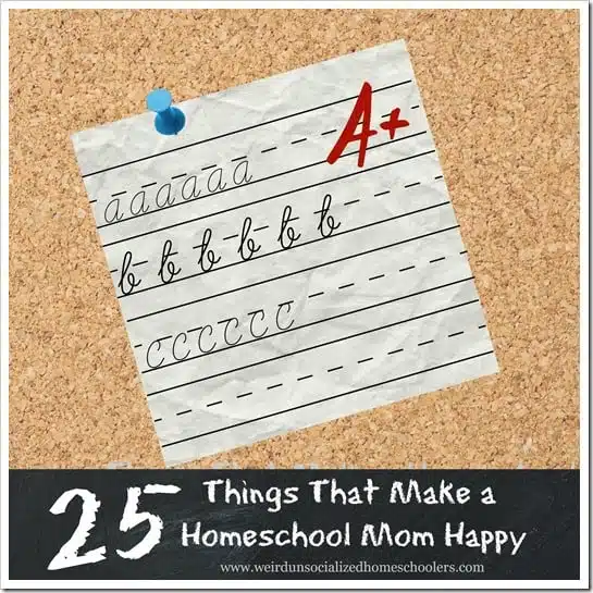 25 Things That Make a Homeschool Mom Happy 25 Things That Make a Homeschool Mom Happy