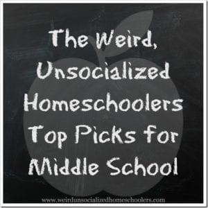 WUHS Top Homeschool Curriculum Picks for Middle School: 2014 Edition