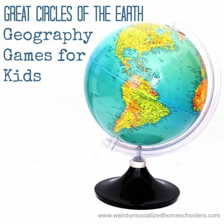 Great Circles of the Earth Geography Games for Kids