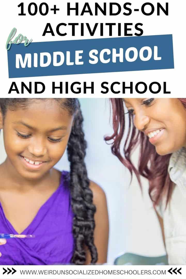 100+ Awesome Hands-On Activities for Middle School and High School ...
