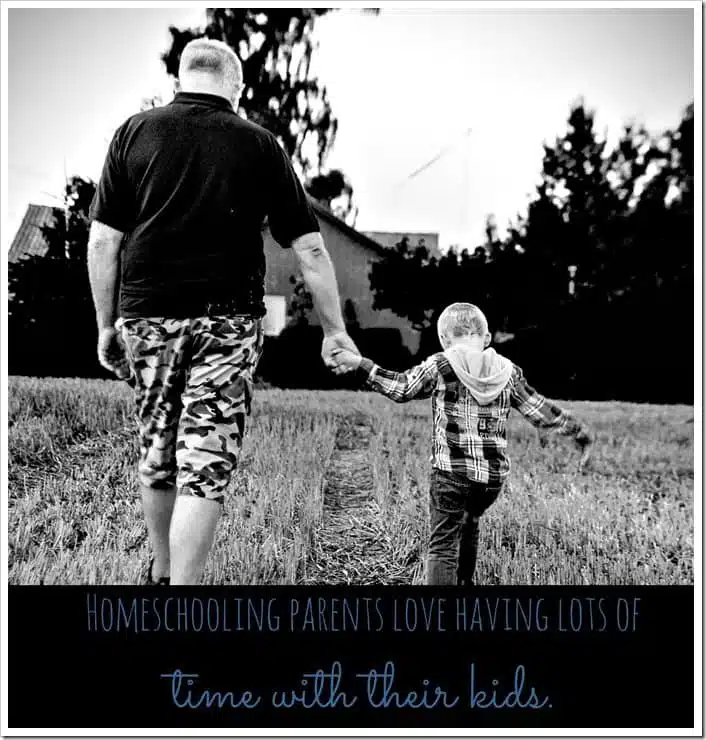 Time. It's just one of many reasons homeschooling parents love homeschooling. Time. It's just one of many reasons homeschooling parents love homeschooling.