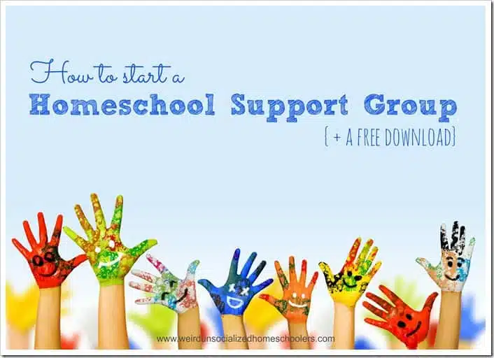 Tips for starting a homeschool support group plus a free download of activity ideas and planning tips. Tips for starting a homeschool support group plus a free download of activity ideas and planning tips.