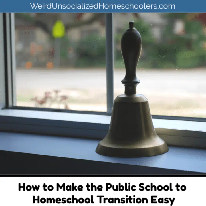How to Make the Public School to Homeschool Transition Easy