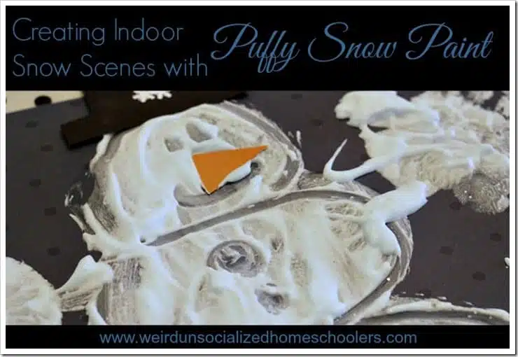 Creating Indoor Snow Scenes with Puffy Snow Paint