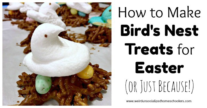 how to make bird nest treats