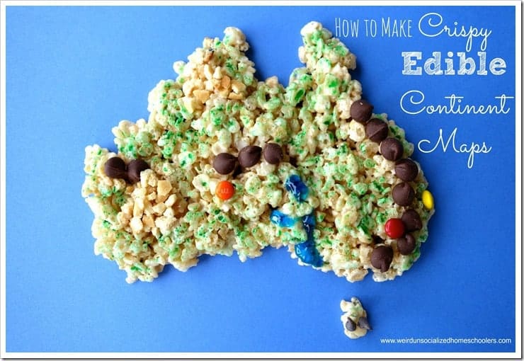 How to Make an Edible Map with Crispy Rice Cereal