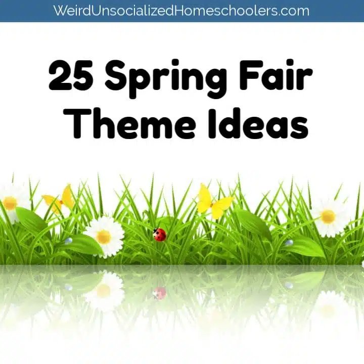 25 Homeschool Spring Fair Theme Ideas
