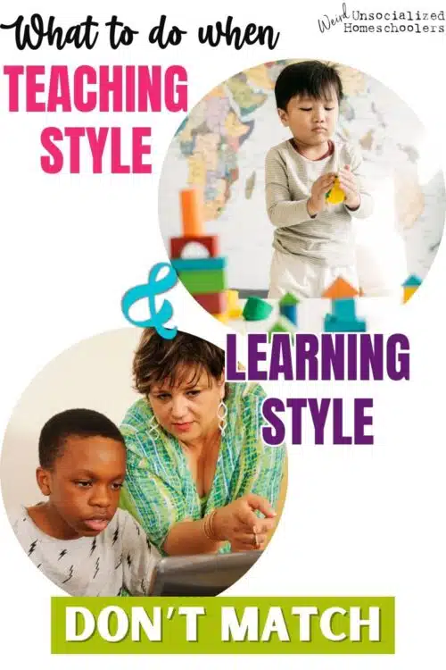 When Your Teaching Style and Your Kids' Learning Styles Don't Mesh