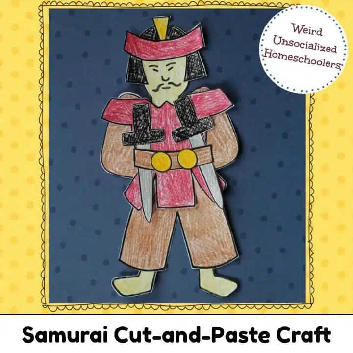 Samurai Cut-and-Paste Craft