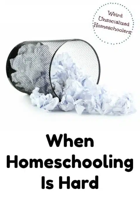 When Homeschooling Is Hard