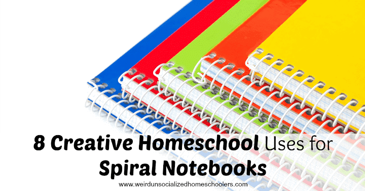 8 Creative Homeschool Uses for Spiral Notebooks 8 Creative Homeschool Uses for Spiral Notebooks