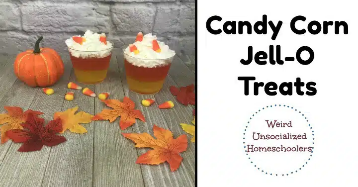 Candy Corn Jell-O Treats