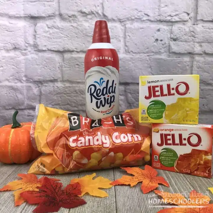 Candy Corn Jell-O Treats