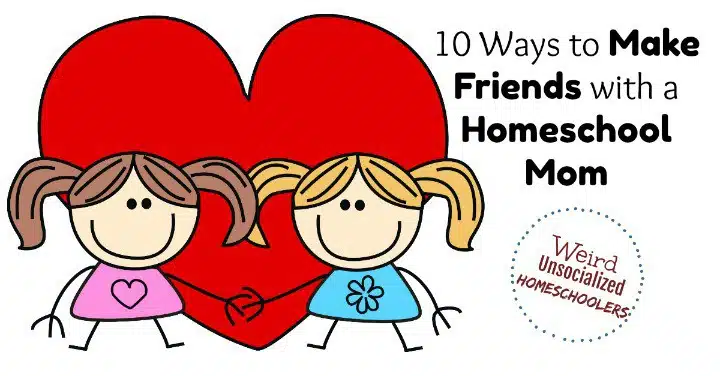 ways to make friends with a homeschool mom