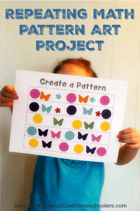 Repeating Math Pattern Art Project