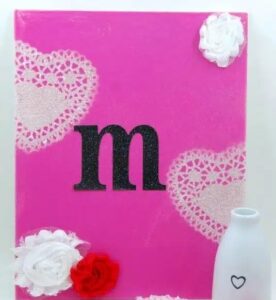 Valentines Day Canvas Art for Tweens