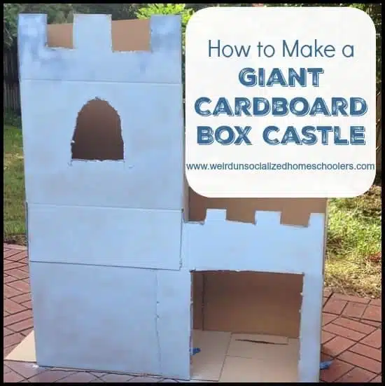 How to Make a Giant Cardboard Box Castle