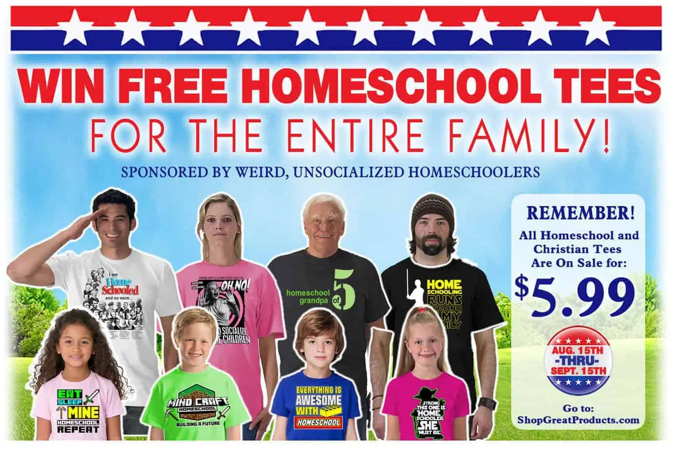 Homeschool T-shirt Giveaway Homeschool T-shirt Giveaway