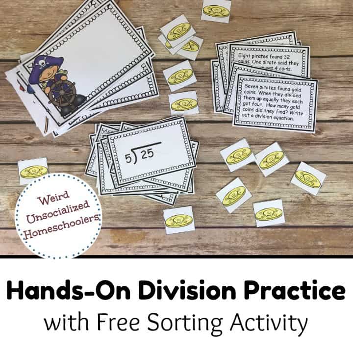 Hands-on Division Practice with Free Sorting Activity