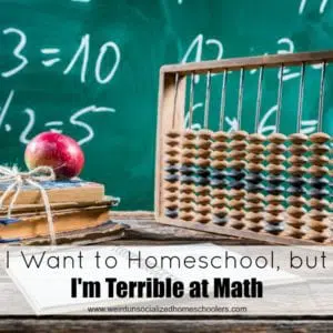 I Want to Homeschool, but I'm Terrible at Math