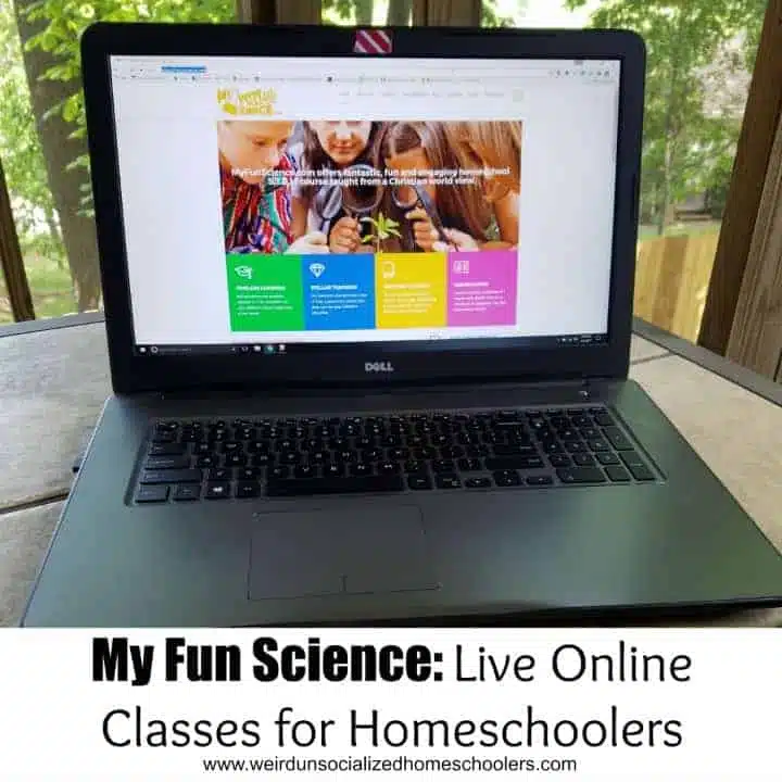 MyFunScience.com: Live Online STEM Class for Homeschoolers