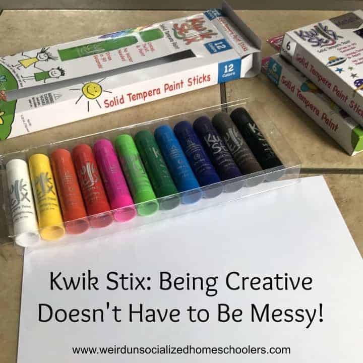 Kwik Stix: Being Creative Doesn't Have to Be Messy! - Weird, Unsocialized  Homeschoolers
