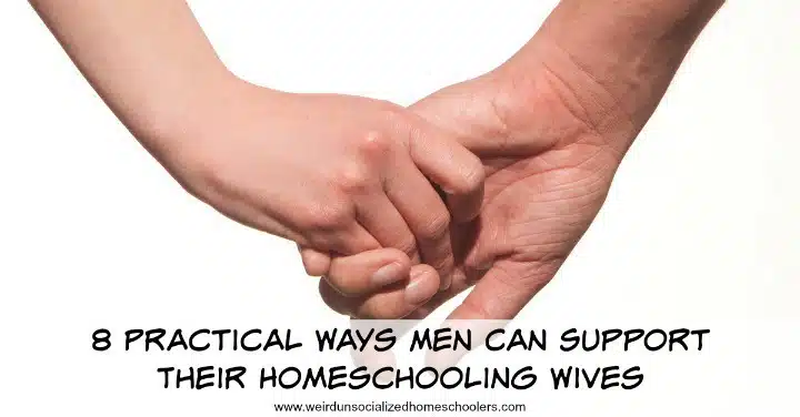 husbands can support homeschool wives