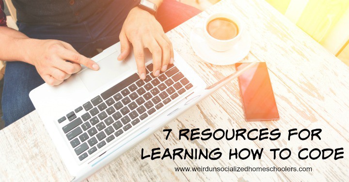 learning how to code - resources for homeschoolers