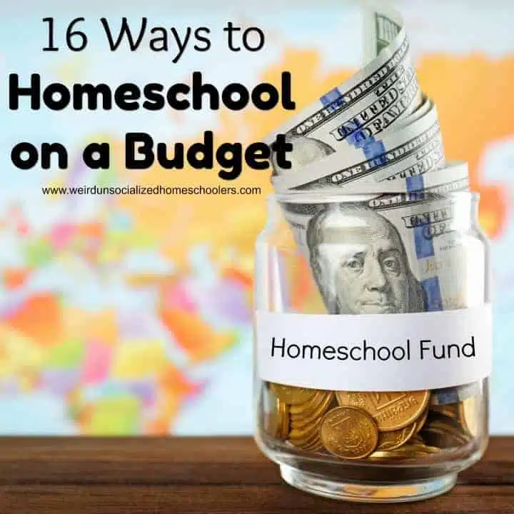 16 Ways to Homeschool on a Budget