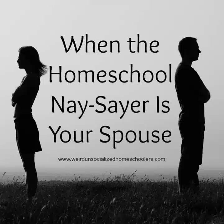 When the Homeschool Nay-Sayer Is Your Spouse