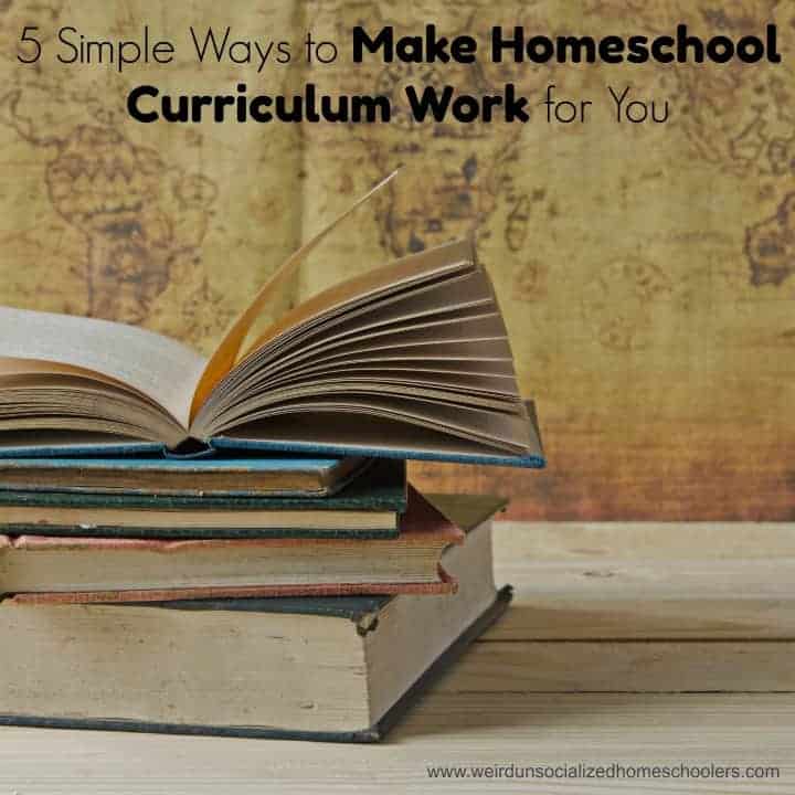 5 Simple Ways to Make Homeschool Curriculum Work for You