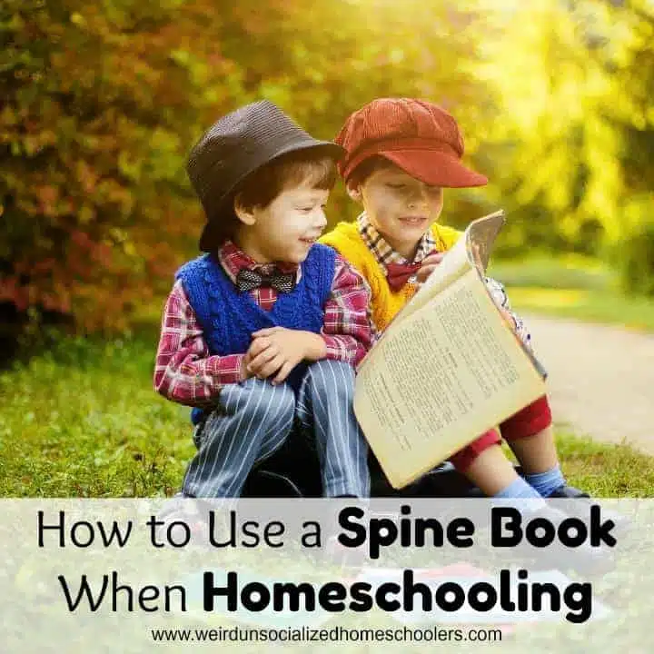 How to Use a Spine Book When Homeschooling