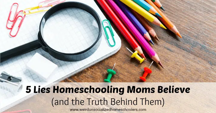 5 Lies Homeschooling Moms Believe (and the Truth Behind Them)
