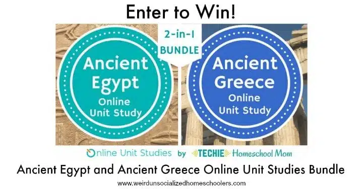 Ancient Egypt and Ancient Greece Online Unit Studies Bundle