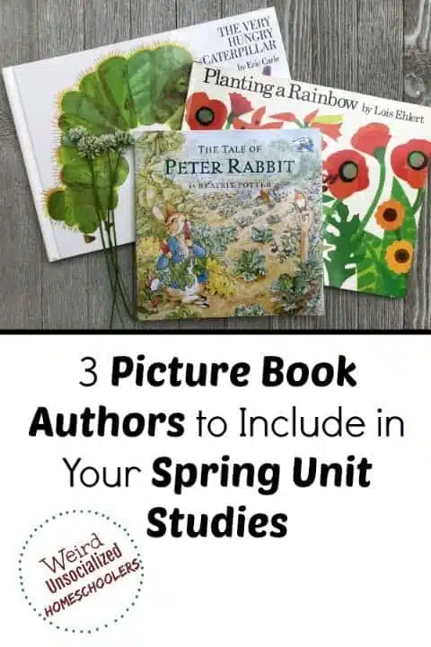 3 Picture Book Authors to Include in Your Spring Unit Studies
