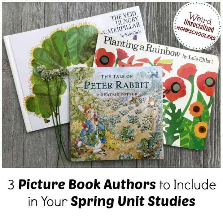 3 Picture Book Authors to Include in Your Spring Unit Studies