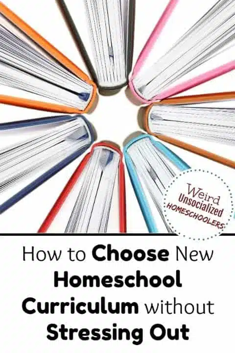 How to Choose New Homeschool Curriculum without Stressing Out
