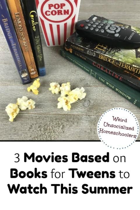 3 Movies Based on Books for Tweens to Watch This Summer