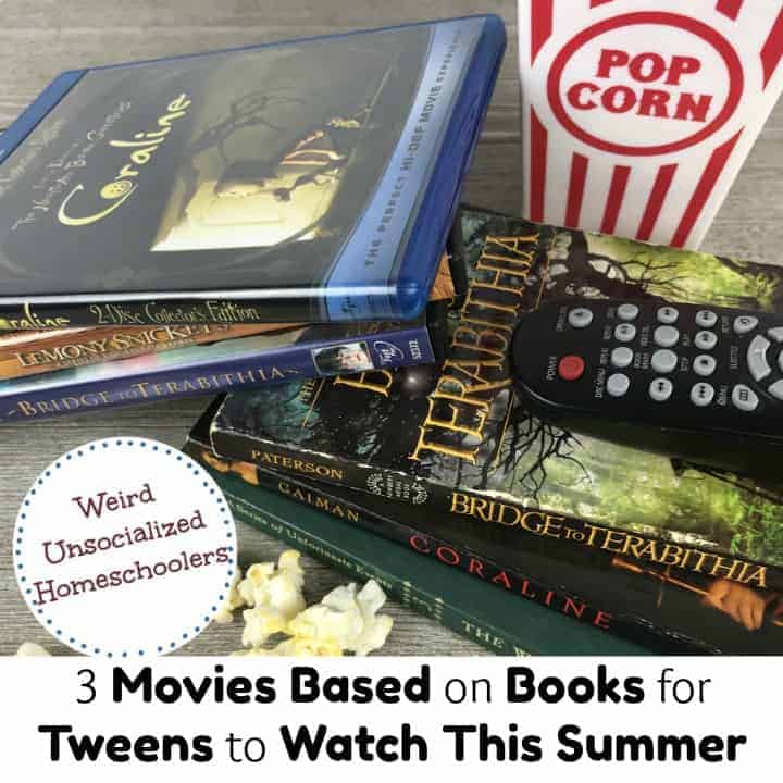 3 Movies Based on Books for Tweens to Watch This Summer