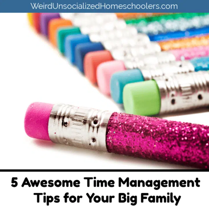 5 Awesome Time Management Tips for Your Big Family