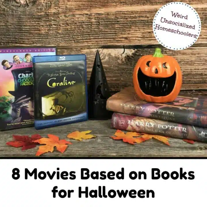 8 Movies Based on Books for Halloween {+Free Printable}